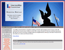 Tablet Screenshot of lincolnwayloans.com